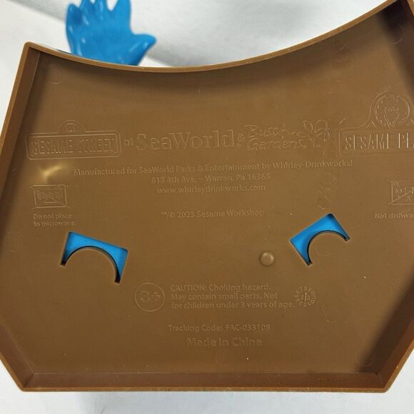 Cookie Monster‎ Rare 2023 Holiday Bush Gardens Christmas 20oz Drink Cup New - Picture 7 of 8